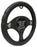Universal Fit Black & Grey Sports Grip Steering Wheel Cover Glove 37cm SWWG7