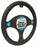 Universal Fit Black Genuine Leather Steering Wheel Cover Glove 37cm SWWG8