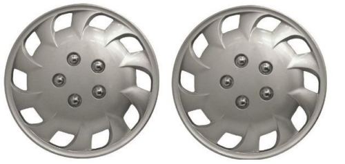Universal Fit Mercury 14" Silver Caravan Wheel Trims Pair SWWT18