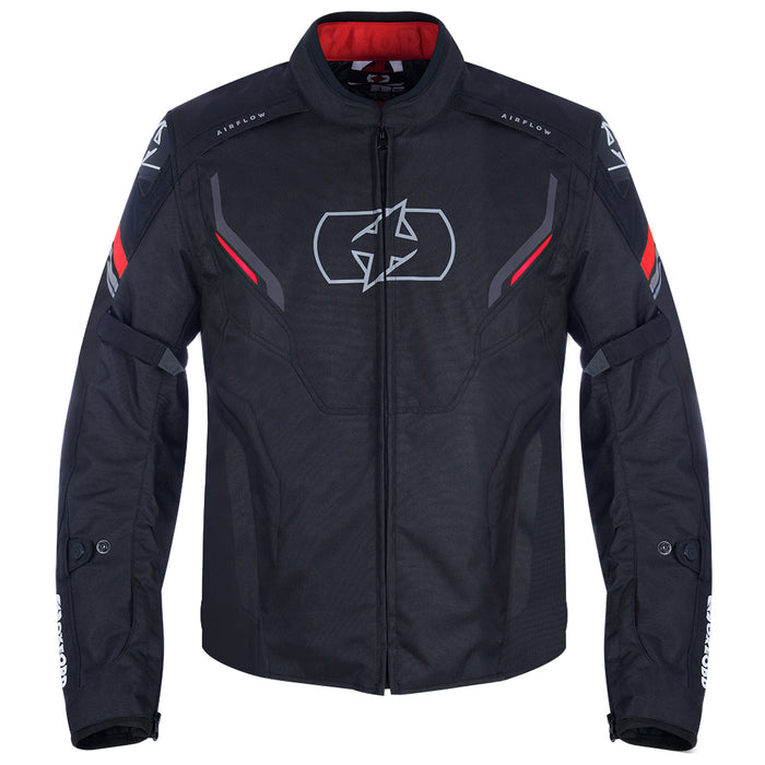 Oxford Men's Melbourne 3.0 Short Motorcycle Armoured Jacket Coat Tech Black
