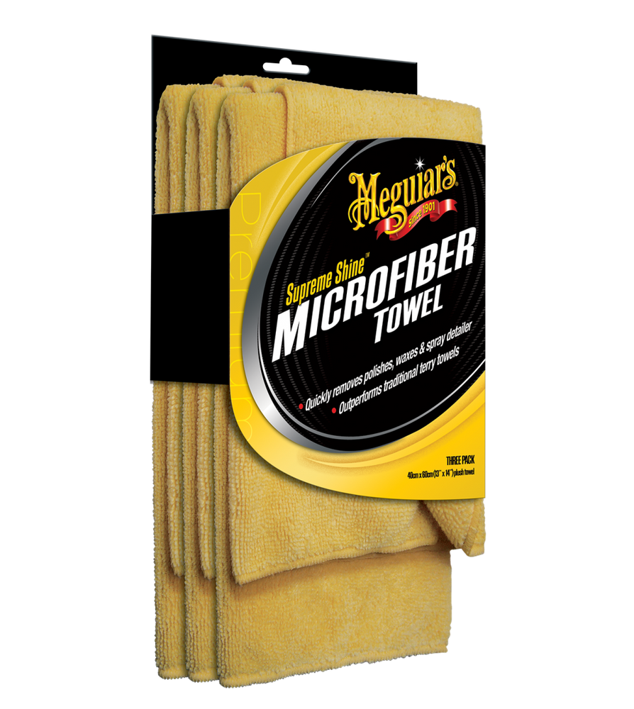 Meguiar's Supreme Shine Microfiber 3 Pack X2020EU