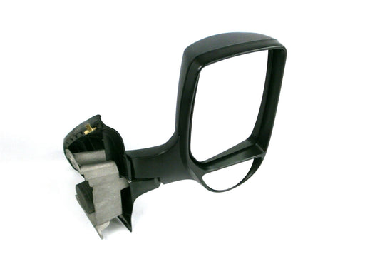 Ford Transit Mk7 7/2006-9/2014 Short Arm Wing Mirror Manual Black Drivers Side 