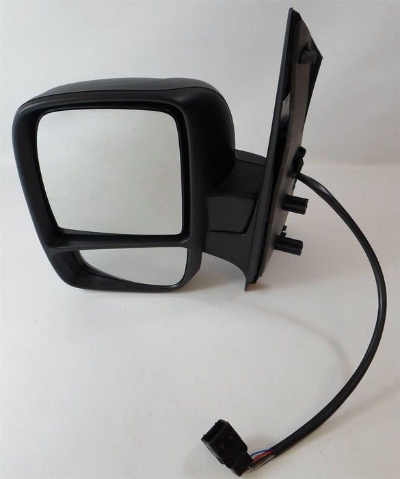 Peugeot Expert Mk2 2007+ Twin Glass Wing Mirror Electric Black Passenger Side 