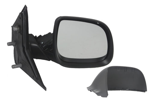 VW Transporter T5 1/2010-2015 Manual Wing Mirror Black Textured Drivers Side O/S