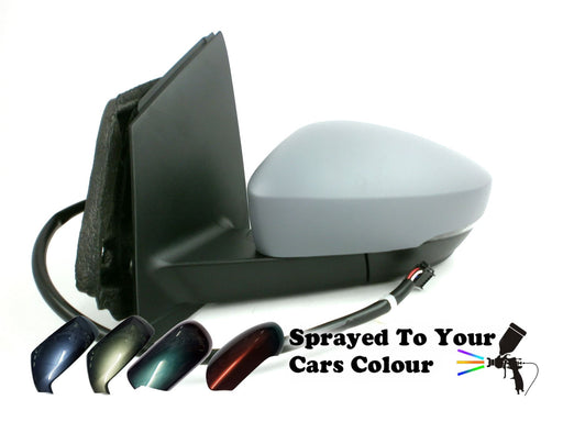 VW Polo Mk5 10/2009+ Electric Wing Mirror Indicator Passenger Side N/S Painted Sprayed