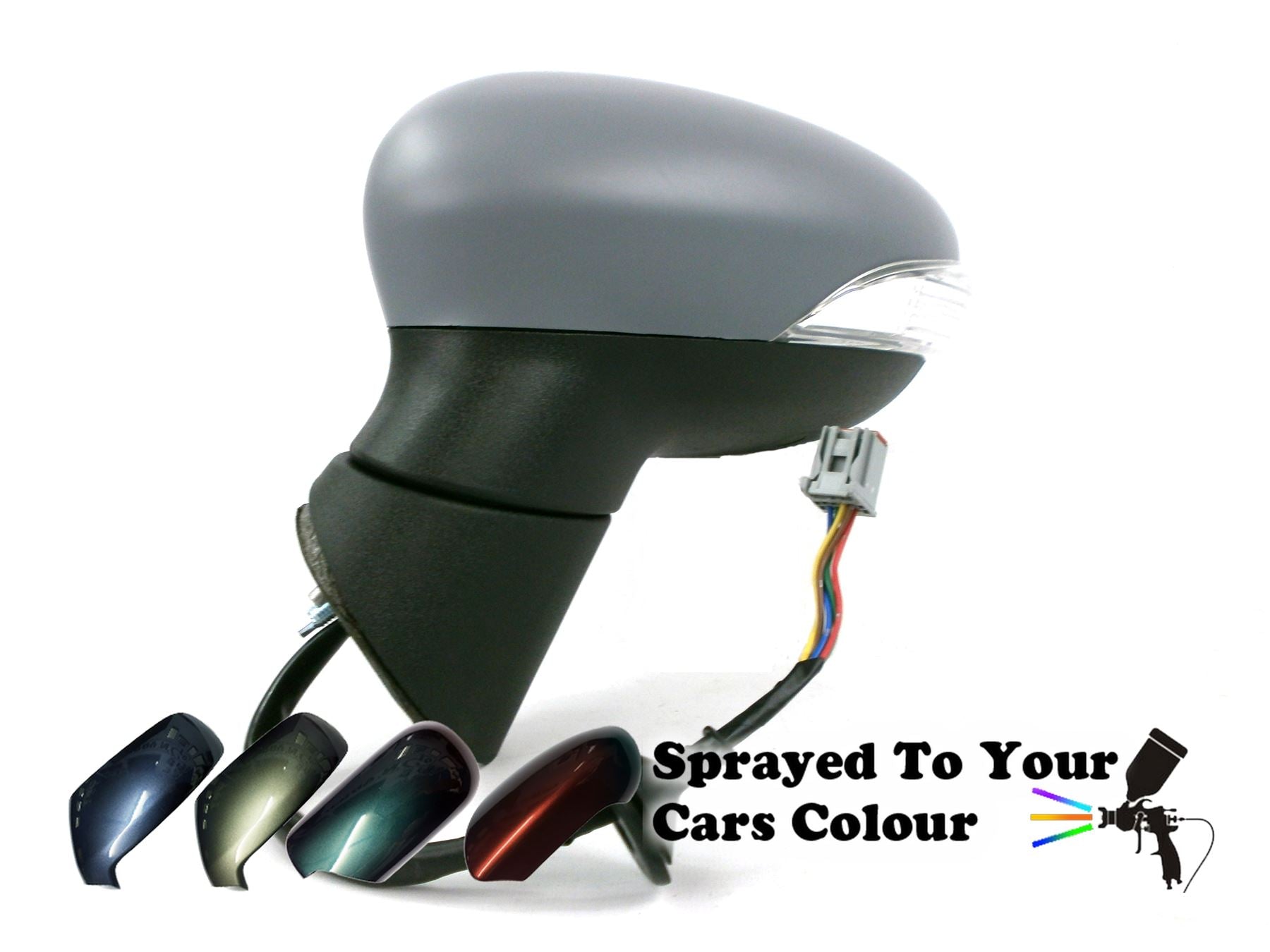 Ford Fiesta Mk7 10/2008-2012 Wing Mirror Power Folding Passenger Side Painted Sprayed