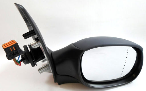 Peugeot 206 2000-2009 Electric Wing Mirror Heated 5 Pin Primed Drivers Side O/S