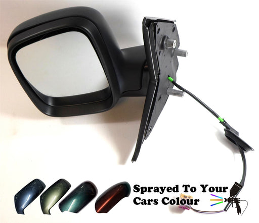 VW Transporter T5 03-4/10 Elec Wing Mirror Tall Housing Passenger Side Painted Sprayed