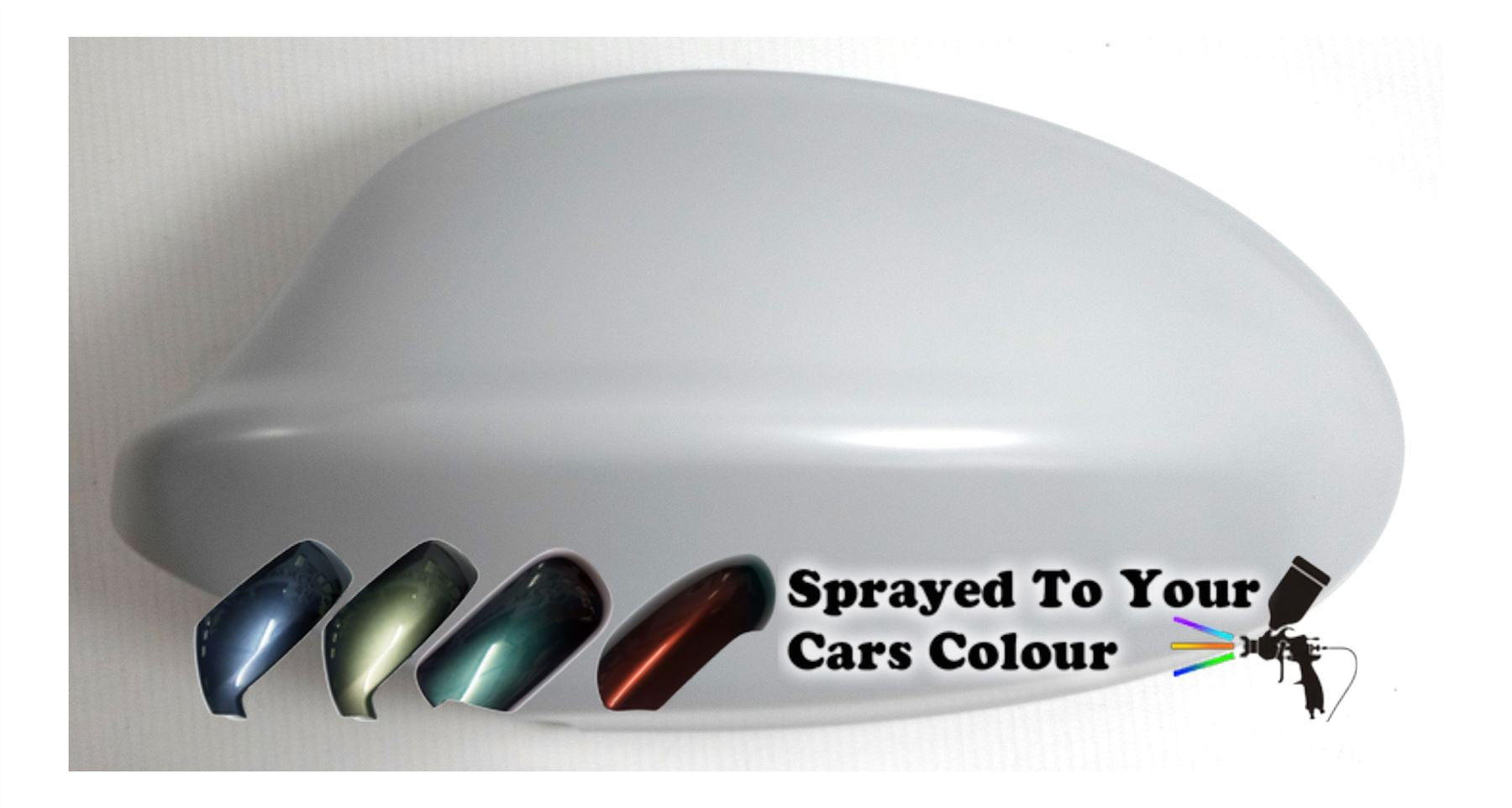 BMW 3 Series (E90 E91) 4 & 5 Door (Excl. M3) 3/2005-12/2008 Wing Mirror Cover Passenger Side N/S Painted Sprayed