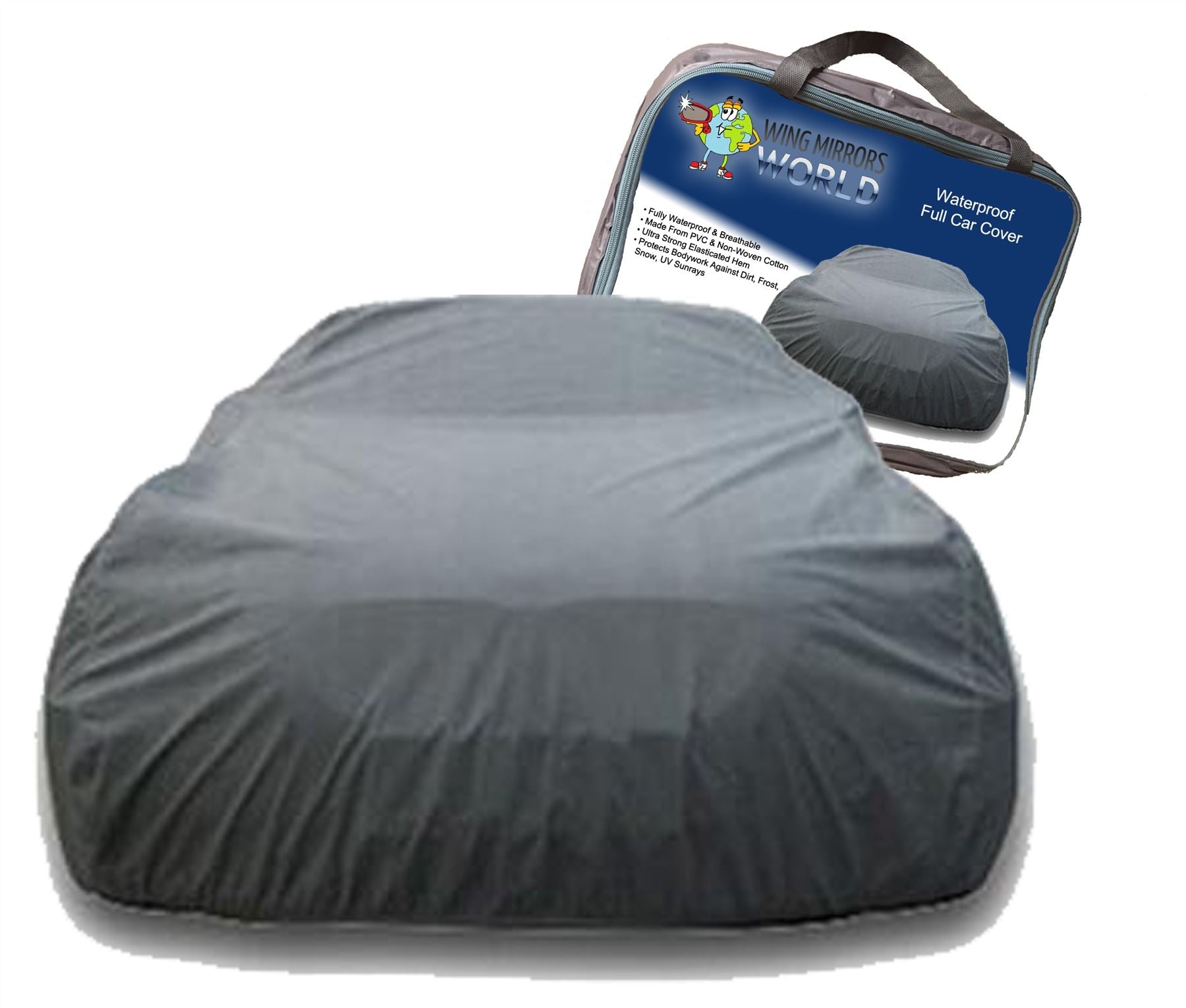 Universal Small New Fully Breathable Water Resistant Indoor Car Cover SWBCCS