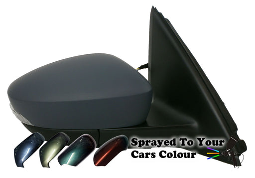 Skoda Fabia 11/2014+ Electric Wing Mirror Heated Indicator Drivers Side Painted Sprayed