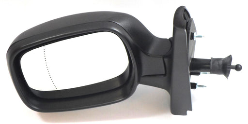 Renault Kangoo Mk1 2003-2008 Cable Wing Mirror Black Textured Passenger Side N/S