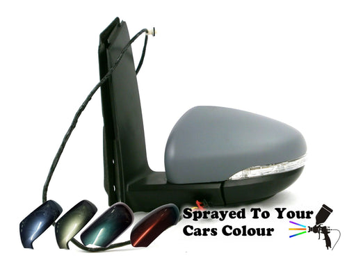 VW Touran Mk2 9/2010-2015 Electric Wing Mirror Indicator Passenger Side Painted Sprayed
