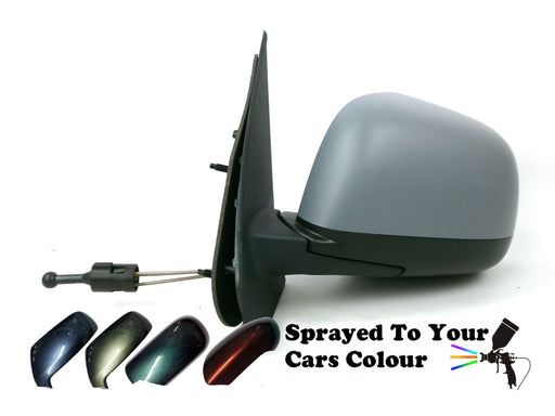 Nissan Micra Mk4 9/2010-8/2017 Cable Wing Door Mirror Passenger Side N/S Painted Sprayed