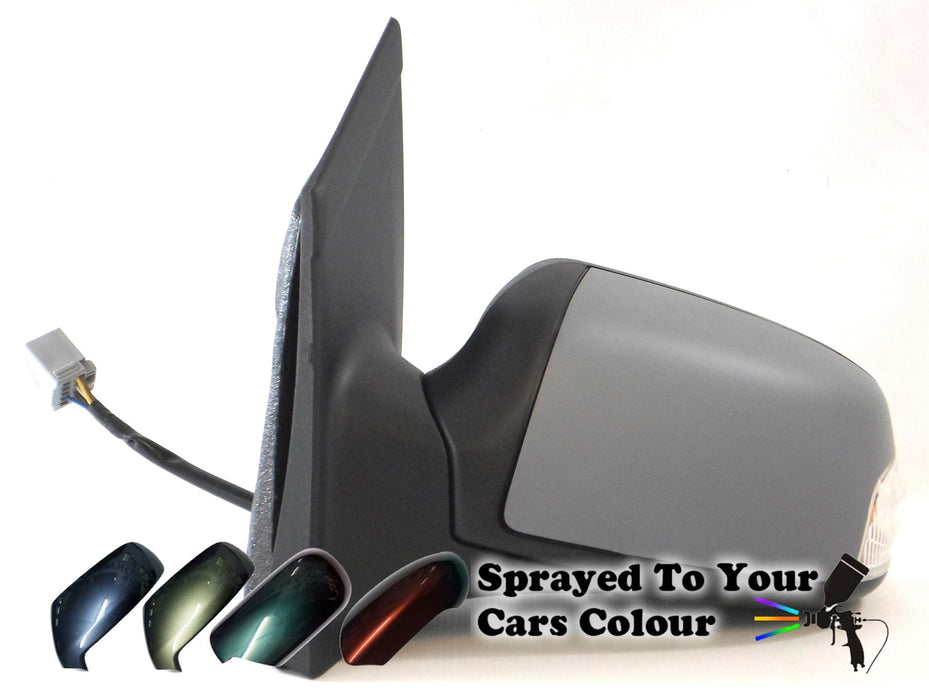 Ford Focus Mk2 2005-5/2008 Wing Mirror Indicator Powered Passenger Side Painted Sprayed
