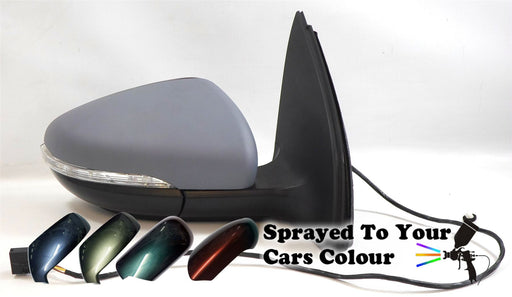 VW Golf Mk6 1/2009-6/2013 Electric Wing Mirror Indicator Driver Side O/S Painted Sprayed
