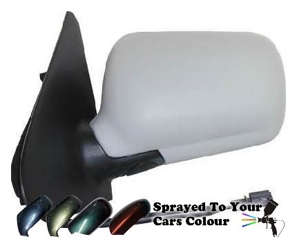 Volkswagen Polo Mk.3 1994-1999 Electric Wing Mirror Passenger Side N/S Painted Sprayed