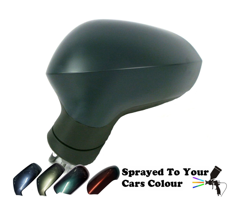 Seat Leon Mk2 6/2009-6/2013 Wing Mirror Power Folding Passenger Side N/S Painted Sprayed