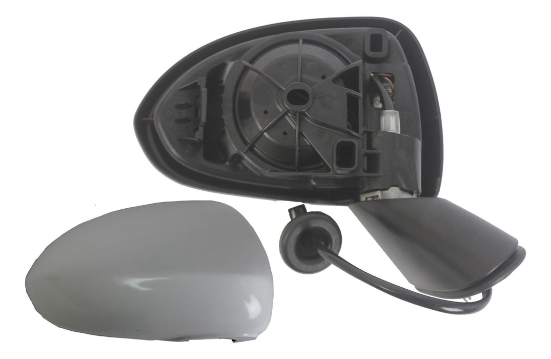 Vauxhall Corsa E 10/14+ Electric Wing Mirror Black Arm Paintable Cover Drivers