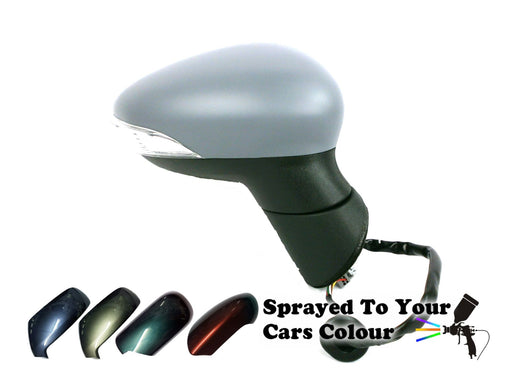 Ford Fiesta Mk.7 9/2012+ Wing Mirror Power Folding Drivers Side O/S Painted Sprayed