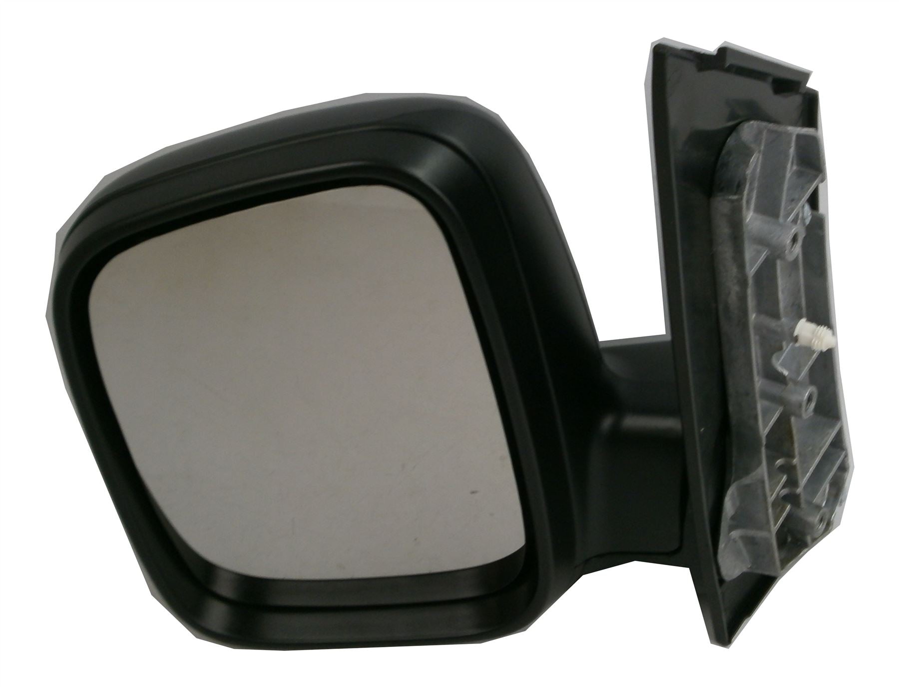 VW Caddy 3/2004-2010 Manual Wing Mirror Black Textured Tall Housing Passengers
