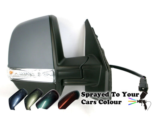 Vauxhall Combo Mk3 2012+ Twin Glass Wing Mirror Electric Driver Side O/S Painted Sprayed