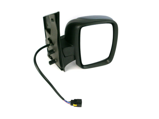Fiat Scudo Mk.2 2007+ Single Glass Wing Mirror Electric Primed Drivers Side O/S