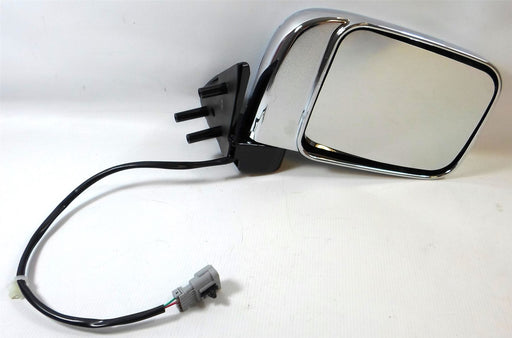 Nissan D22 Pick-Up 2001-2006 Electric Wing Mirror Chrome Finish Drivers Side O/S