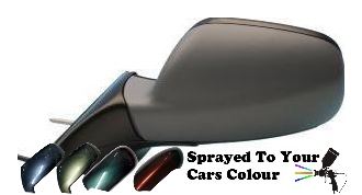 Peugeot 407 2004-2011 Electric Heated Wing Mirror Passenger Side N/S Painted Sprayed