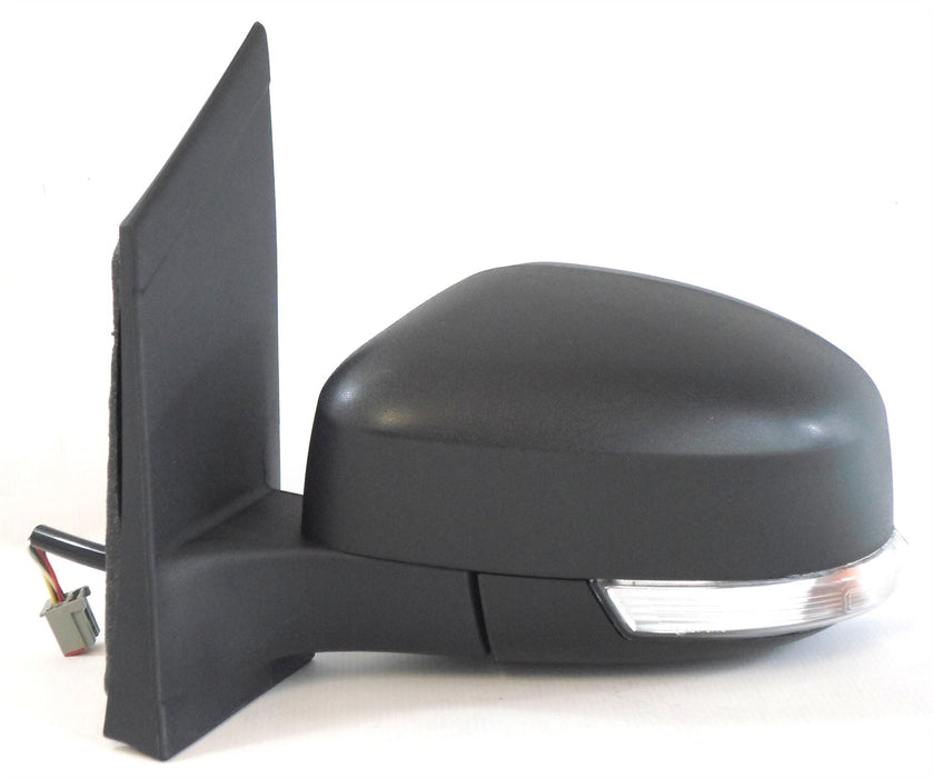 Ford Focus 3/08-6/11 Electric Wing Mirror Indicator Polished Black Passengers