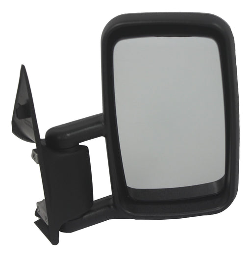 Mercedes Benz Sprinter Mk.1 1995-2006 Manual Wing Mirror Black Drivers Side O/S