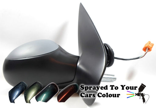 Peugeot 206 7/2003-2009 Electric Heated Wing Mirror Drivers Side O/S Painted Sprayed