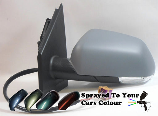 VW Polo Mk4 6/2005-3/2010 Electric Wing Mirror Indicator Passenger Side Painted Sprayed