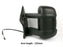 Fiat Ducato Mk3 5/2014+ Medium Arm Wing Mirror Electric 16w Passenger Side N/S