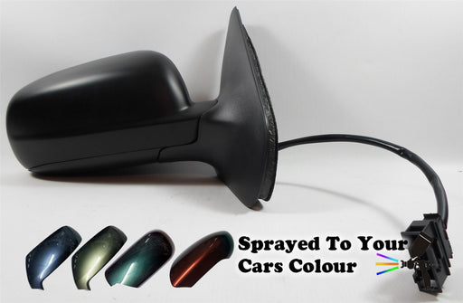 Volkswagen Golf Mk4 10/1997-6/2004 Electric Wing Mirror Drivers Side O/S Painted Sprayed