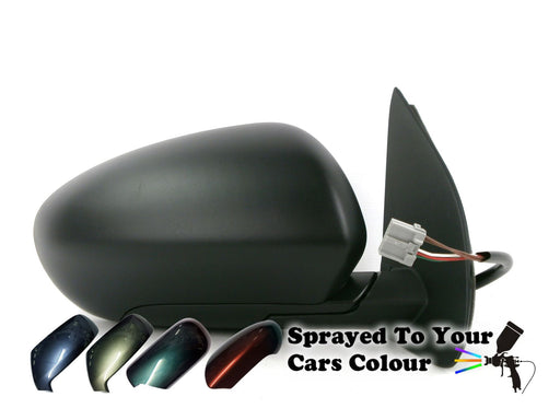 Nissan Qashqai Inc +2 2007-4/2010 Electric Wing Mirror Drivers Side O/S Painted Sprayed