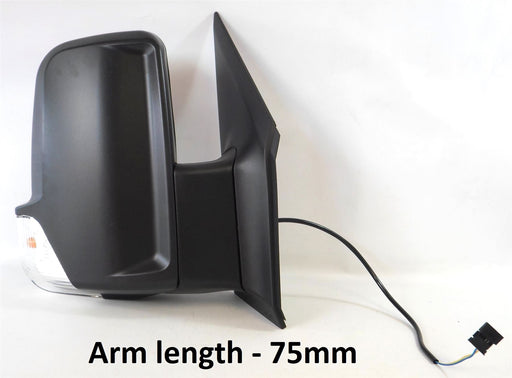Volkswagen Crafter 2006+ Short Arm Wing Mirror Manual Indicator Drivers Side O/S
