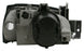 Renault Clio Mk1 Hatch 1996-4/1998 Inc Van Headlight Headlamp Passenger Side N/S