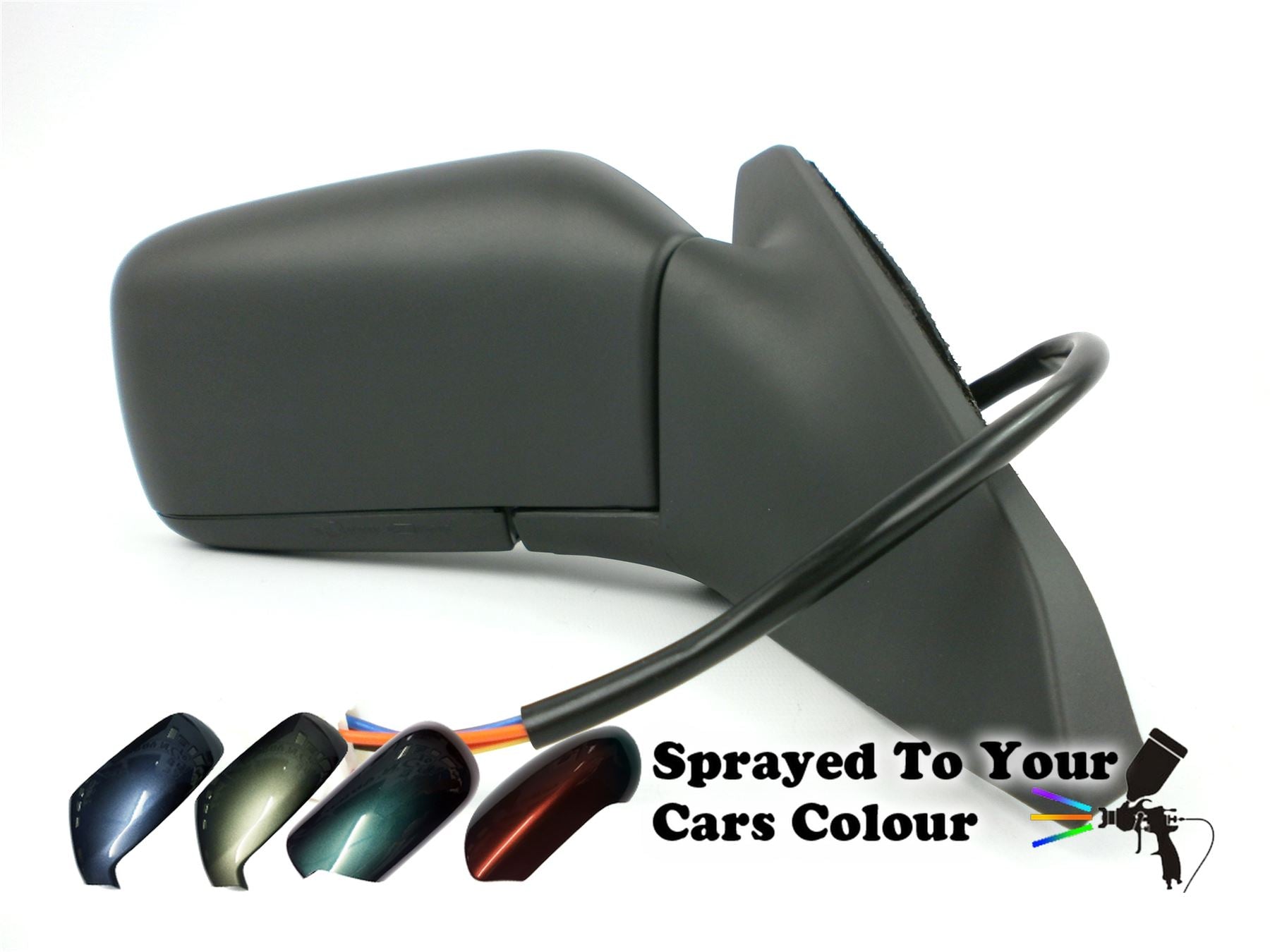 Volvo S40 Mk.1 1996-5/2004 Electric Wing Mirror Heated Drivers Side O/S Painted Sprayed