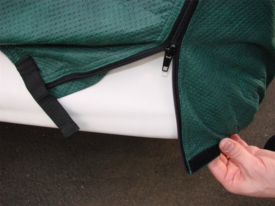Universal Fit Large All Years Water Resistant Breathable Caravan Cover 4Ply Green MP9533