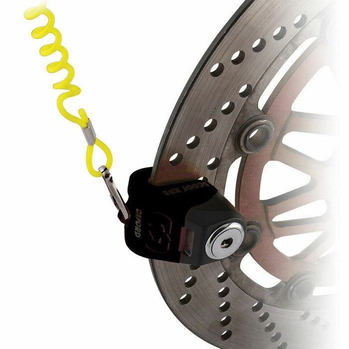 Universal Oxford Motorcycle Security Scoot XD5 Compact Disc Lock Black LK262
