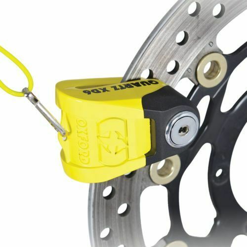 Universal Oxford Quartz XD6 Strong Alloy Motorcycle Scooter Disc Lock 6mm Pin Yellow LK265