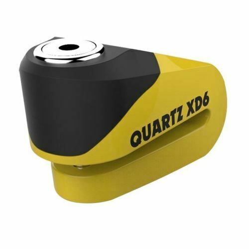 Universal Oxford Quartz XD6 Strong Alloy Motorcycle Scooter Disc Lock 6mm Pin Yellow LK265