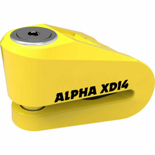 Universal Oxford Alpha XD14 Motorcycle Motorbike Brake Disc Lock 14mm Pin Yellow LK276
