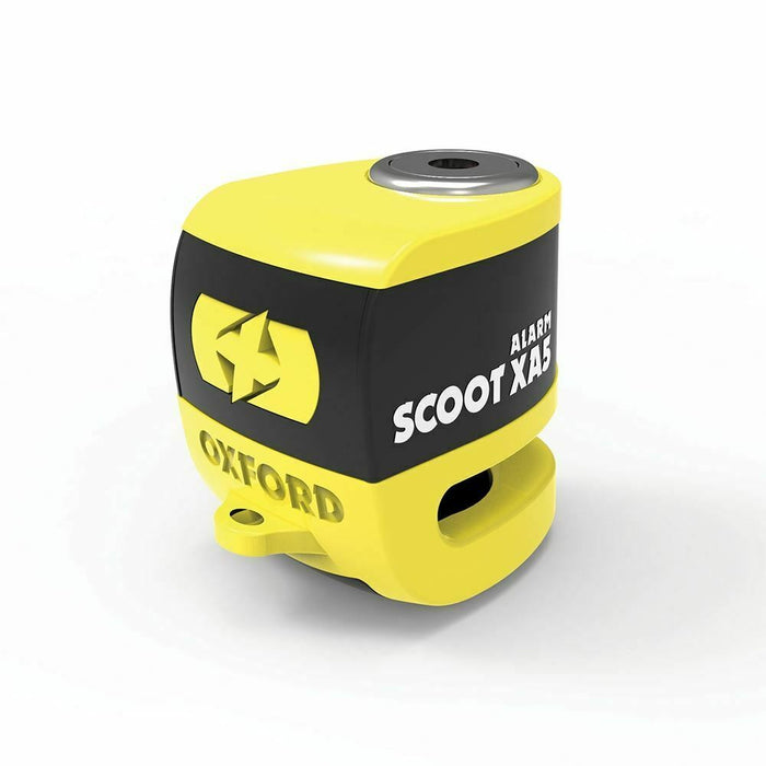 Universal Oxford SCOOT XA5 Alarm Disc Lock Security Motorcycle Yellow LK287