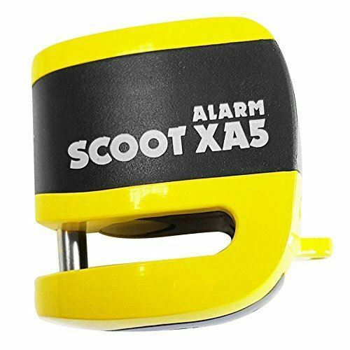 Universal Oxford SCOOT XA5 Alarm Disc Lock Security Motorcycle Yellow LK287