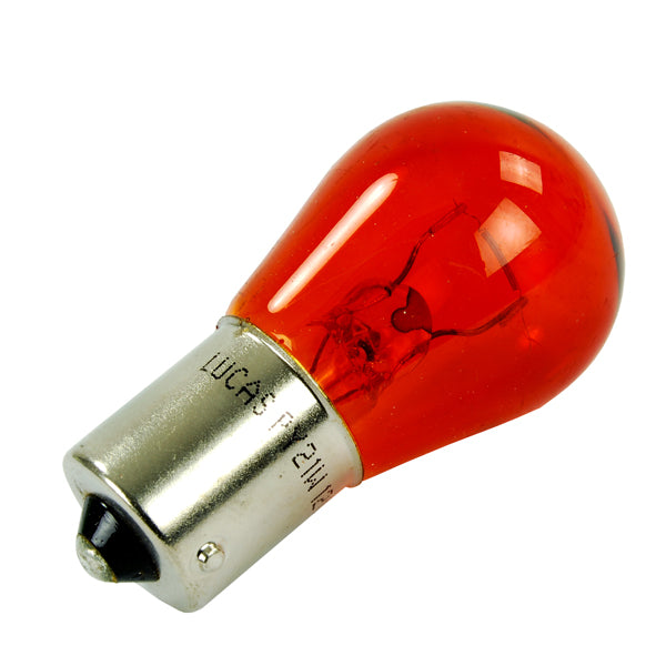 Lucas 581 Indicator Bulb - 12v 21w Amber LLB581