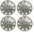 Universal Mercury 15" Inch Car Wheel Trims Hub Caps Plastic Covers Silver SWWT19