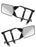 Universal Fit Caravan Trailer Extension Towing Wing Mirror Glass 1 Pair MP8322 x2
