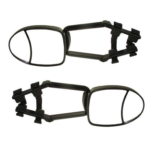 Universal Fit Caravan Trailer Extension Towing Oval Dual Mirror Convex Pair MP8326 x2